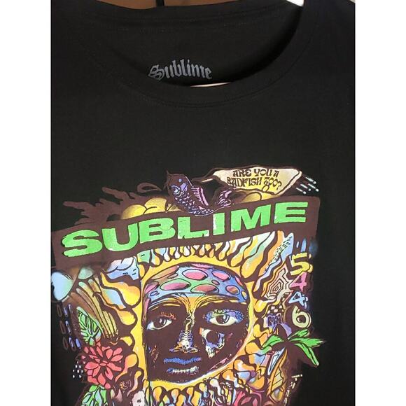 Sublime 40oz to Freedom Graphic T-Shirt Retro Black Large - Picture 3 of 4